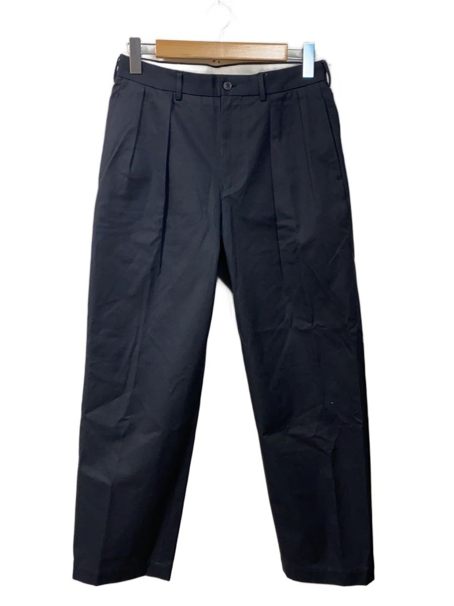 【中古】unfil◆egyptian cotton-twill 2tuck trousers/綿織物/BLK/WZFL-UM210//【メンズウェア】
