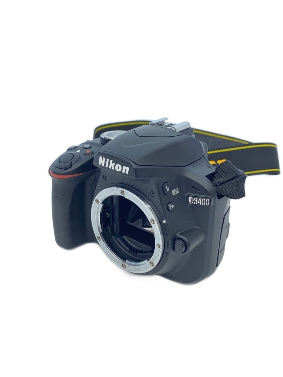 【中古】Nikon◆デジタル一眼写真機 D3400 上半身 [黒いこと]【写真機】
