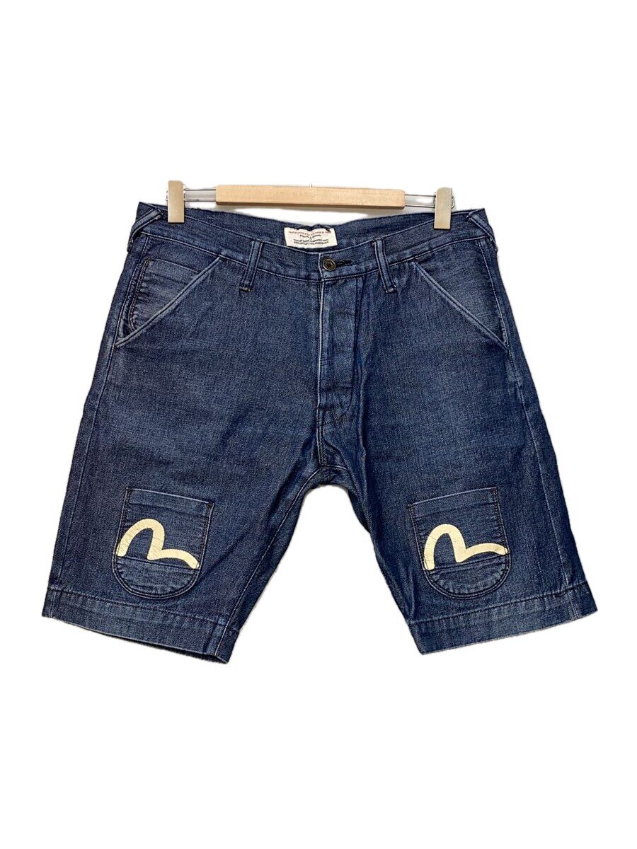 【中古】EVISU◆差し交わす繰り返し/カモメペイントショートパンツ/36/ジーンズ/IDG/0069【メンズウェア】
