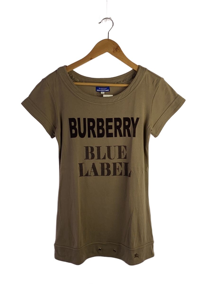 【中古】BURBERRY BLUE LABEL◆半袖衣装/38/綿織物/BRW/刷り上げる/FAF14-555-54//【レディースお召しもの】