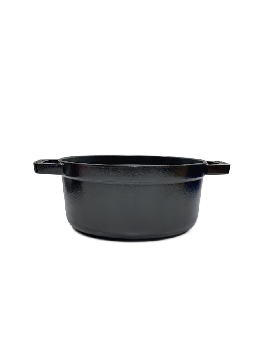 【中古】Staub◆鍋/静電容量:2.5L/大きさ:22糎/BLK/40509-305【勝手もと設備】