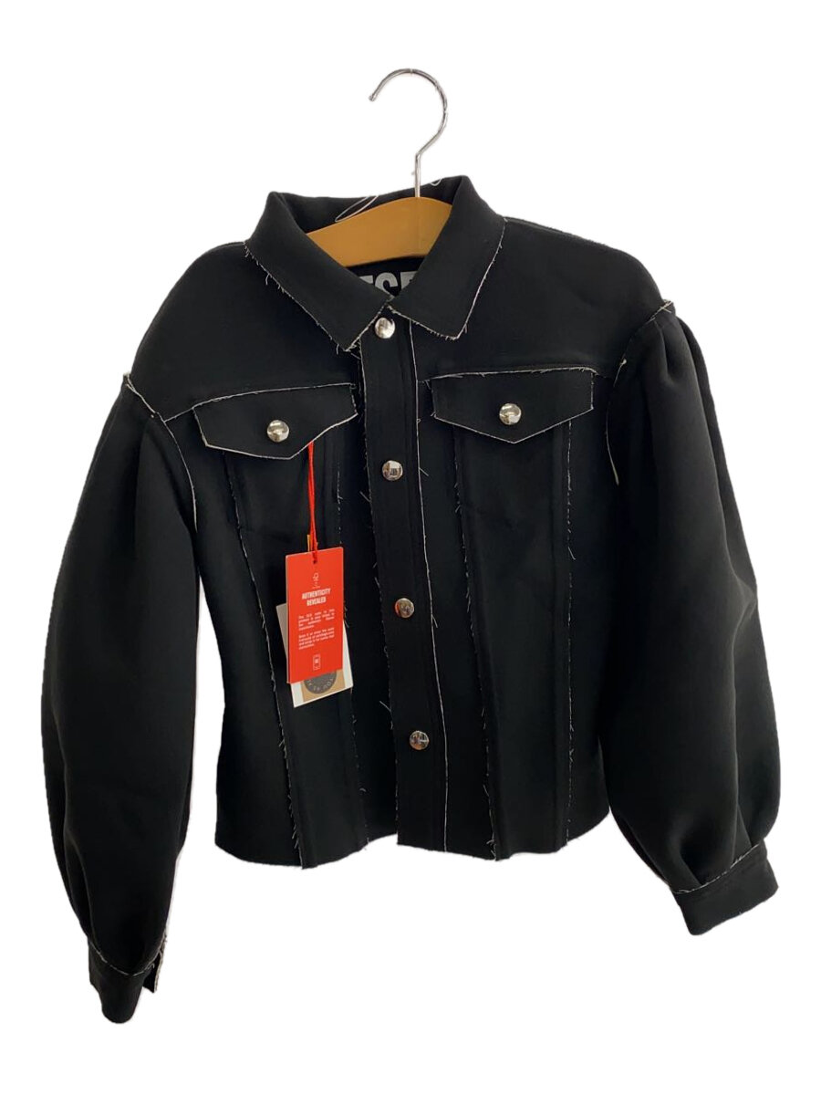 【中古】DIESEL◆上衣/8/ポリエステル/BLK//【レディース御召しもの】