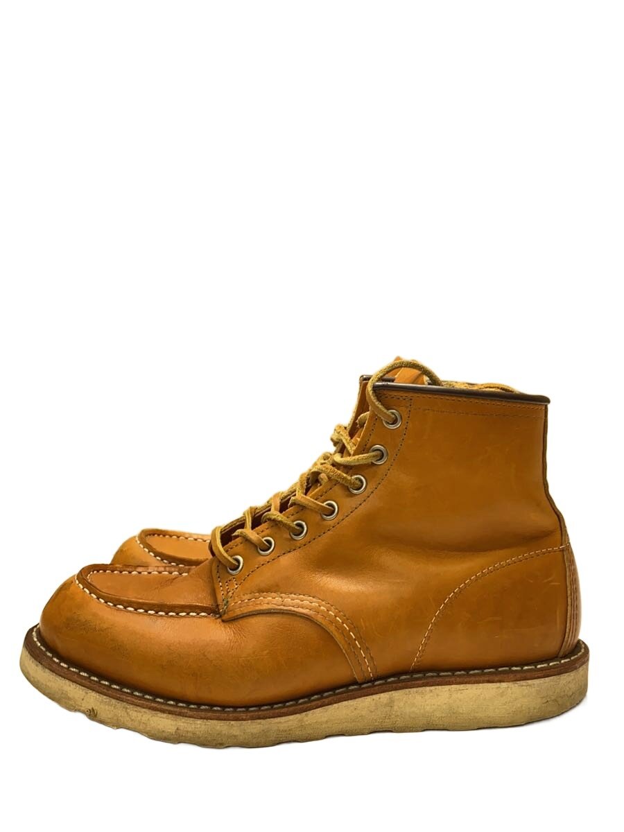 【中古】RED WING◆レースアップブーツ・6インチクラシックモックトゥ/26cm/CML/レザー【シューズ】｜2ｎｄ STREET 店