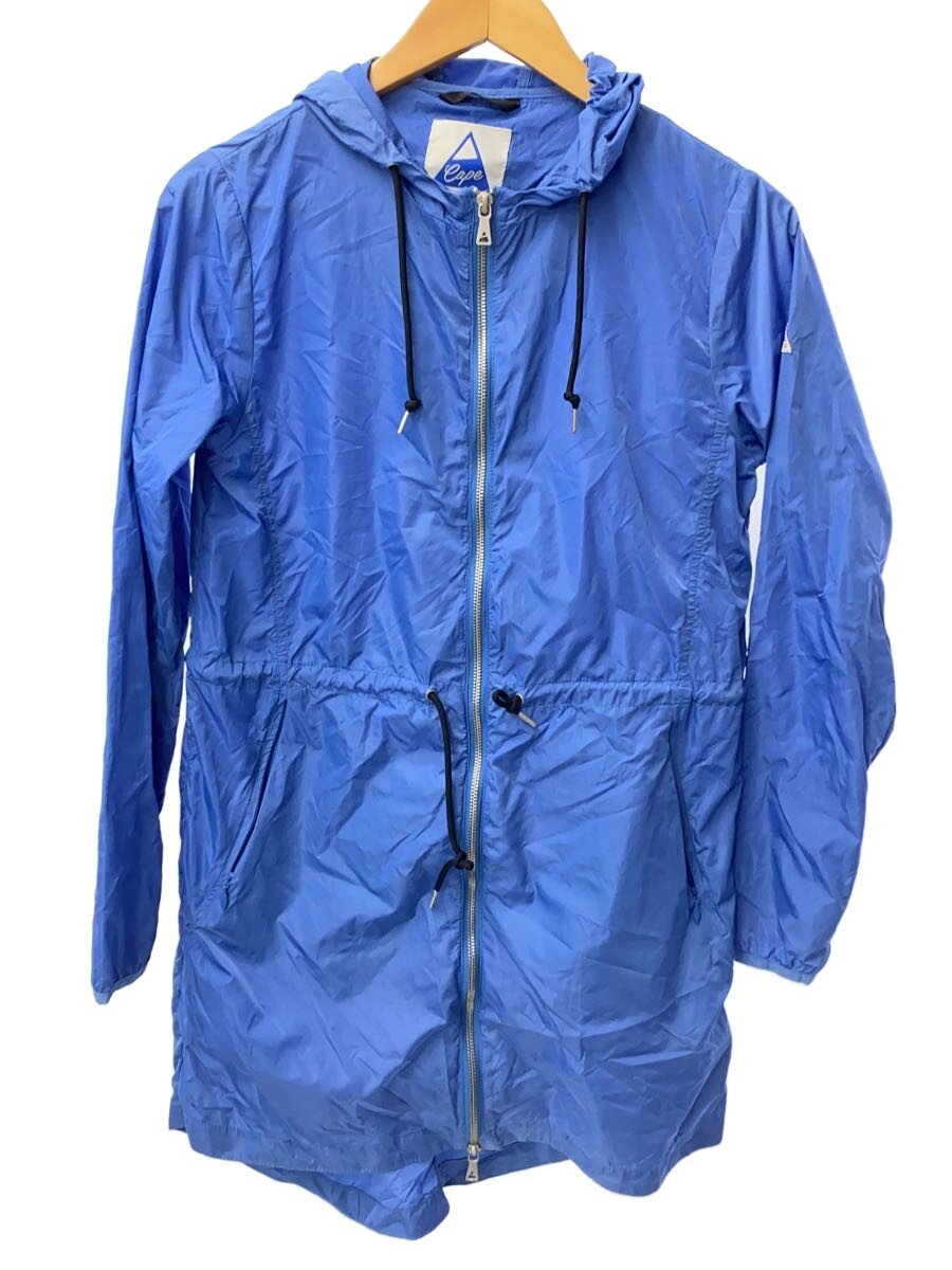 【中古】Cape Heights◆ナイロン厚地の外套/XS/ナイロン/BLU/無地【レディース御召しもの】
