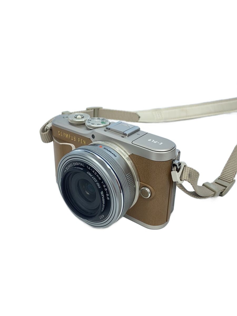 【中古】OM SYSTEM(OLYMPUS)◆デジタル一眼写真機 OLYMPUS PEN E-PL9 EZダブルズームキット [白いこと]【写真機】