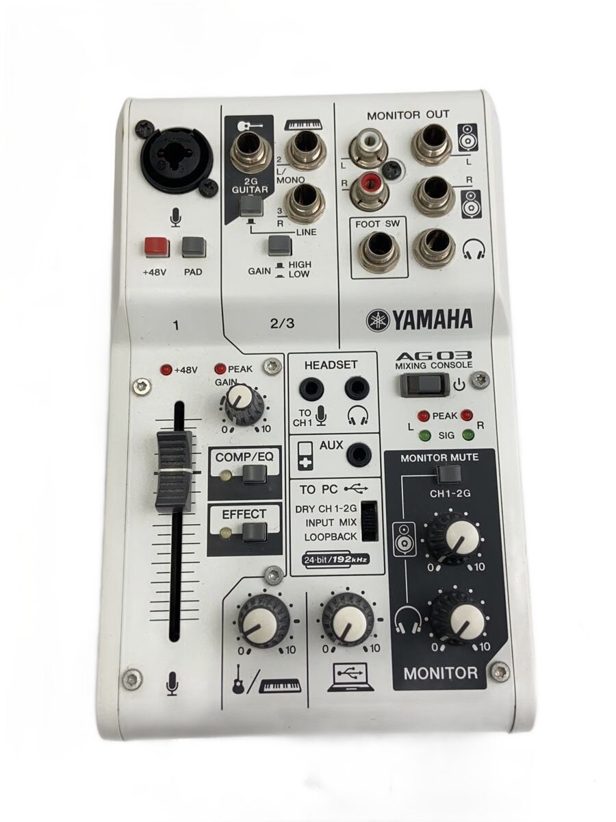 【中古】YAMAHA◆オーディオインターフェイス/AG03/マイコン境界線の外側備品【マイコン】