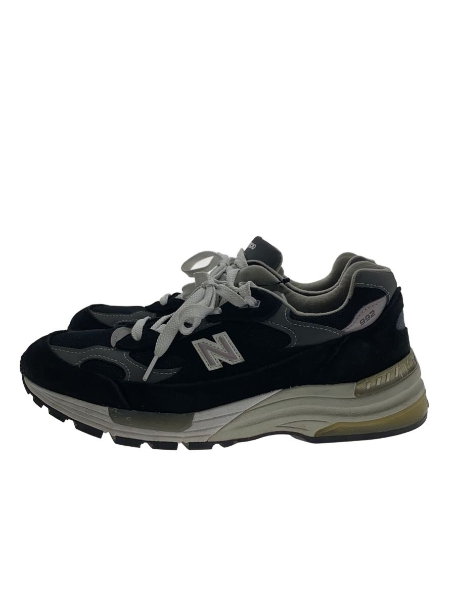 【中古】NEW BALANCE◆M992/黒いこと/26糎/BLK/スウェード【シューズ】