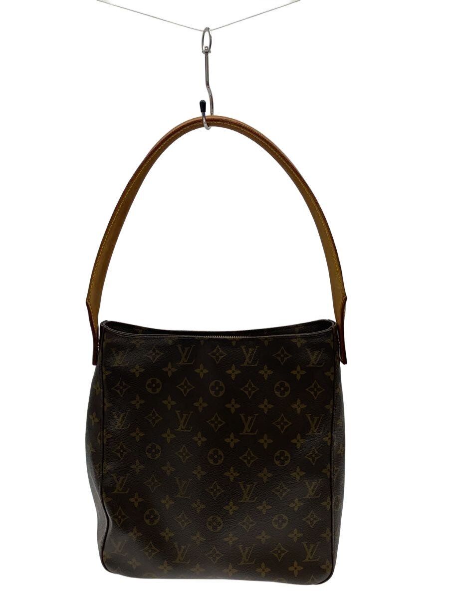 【中古】LOUIS VUITTON◆ルーピングGM_モノグラム・キャンバス/PVC/BRW/総柄【バッグ】|2nd STREET 店