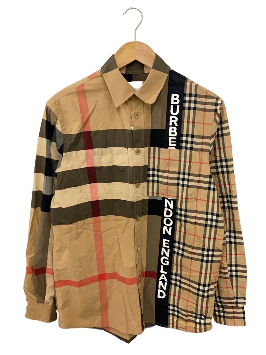 【中古】BURBERRY LONDON◆長袖ティーシャツ/XS/綿織物/BRW/読み合わせる/8033101【メンズウェア】