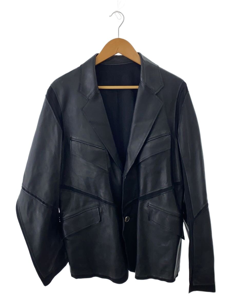 【中古】sulvam◆20ss/なめし革上衣/ライダースジャケット/M/なめし革/羊革/BLK/黒/SL-J08-900//【メンズウェア】