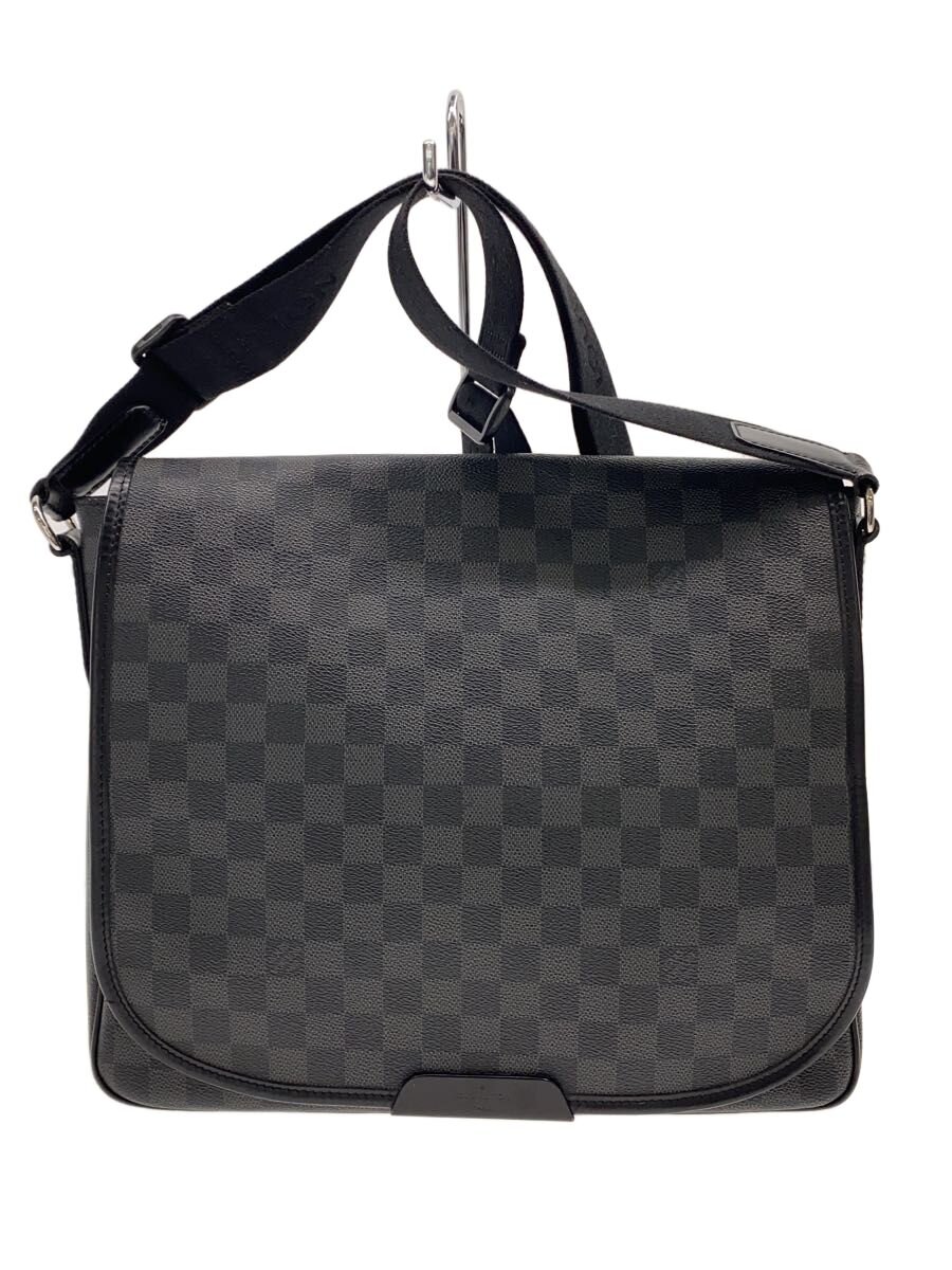 【中古】LOUIS VUITTON◆ダニエルMM_ダミエ・グラフィット/PVC/BLK【御徒面子】