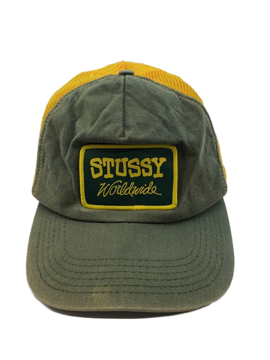 【中古】STUSSY◆旗がしら/--/綿織物/GRN/メンズ【服飾雑貨他】