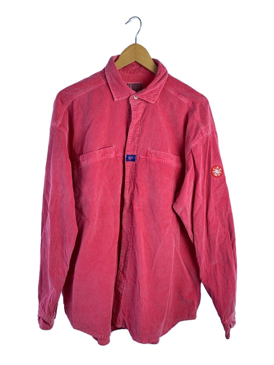 【中古】C.E(CAV EMPT)◆長袖プルオーバー/M/綿織物/PNK/無地/ces22sh04【メンズウェア】