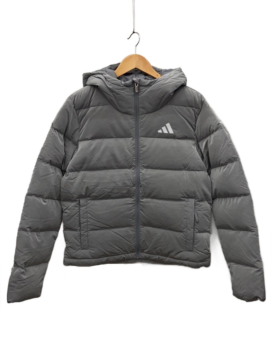 【中古】adidas◆ダウンジャケット/L/ポリエステル/GRY/無地/jl5076【メンズウェア】｜2ｎｄ STREET 店