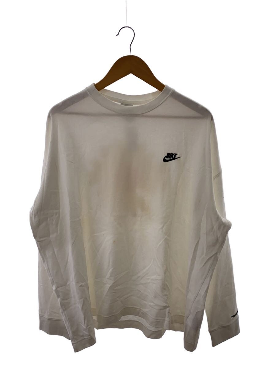 【中古】NIKE◆PEACEMINUSONE L/S Tee/長袖プルオーバー/S/綿織物/WHT/DR0097-100【メンズウェア】