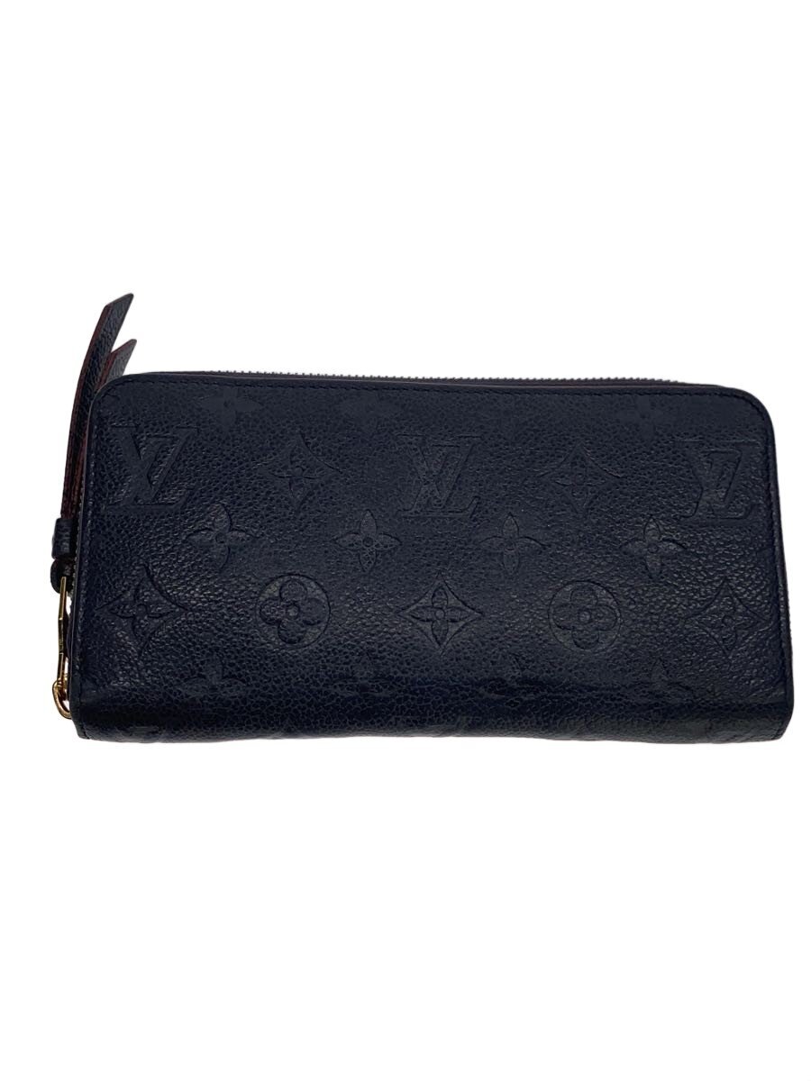 【中古】LOUIS VUITTON◆ジッピー・ウォレット_モノグラム・アン工業プラント/牛皮/NVY/メンズ【服飾雑貨他】