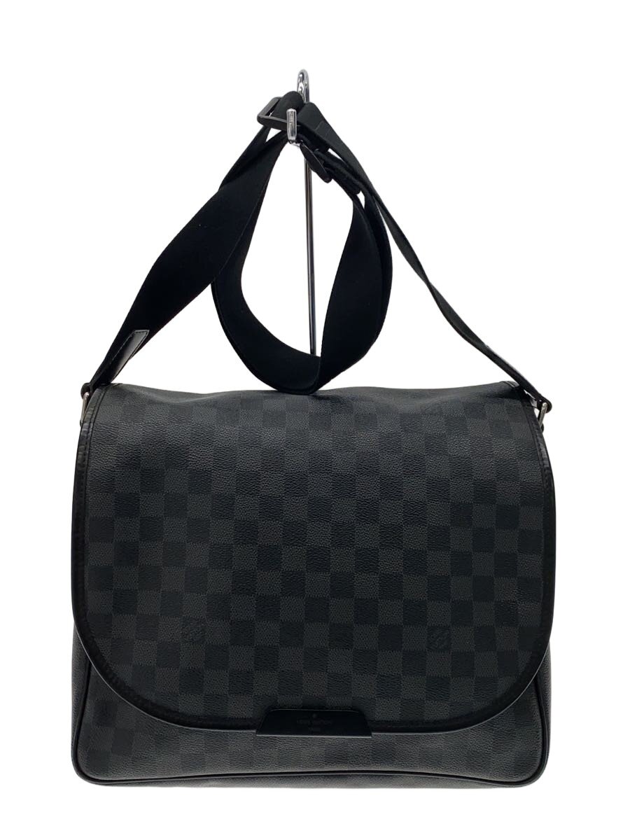 【中古】LOUIS VUITTON◆ダニエルMM_ダミエ・グラフィット/PVC/BLK【御徒面子】