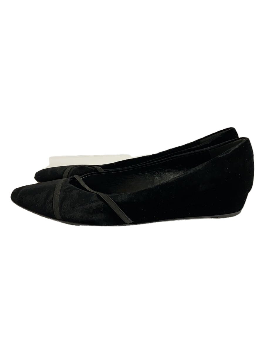 【中古】JIL SANDER◆木目細かパンプス/37.5/BLK【シューズ】
