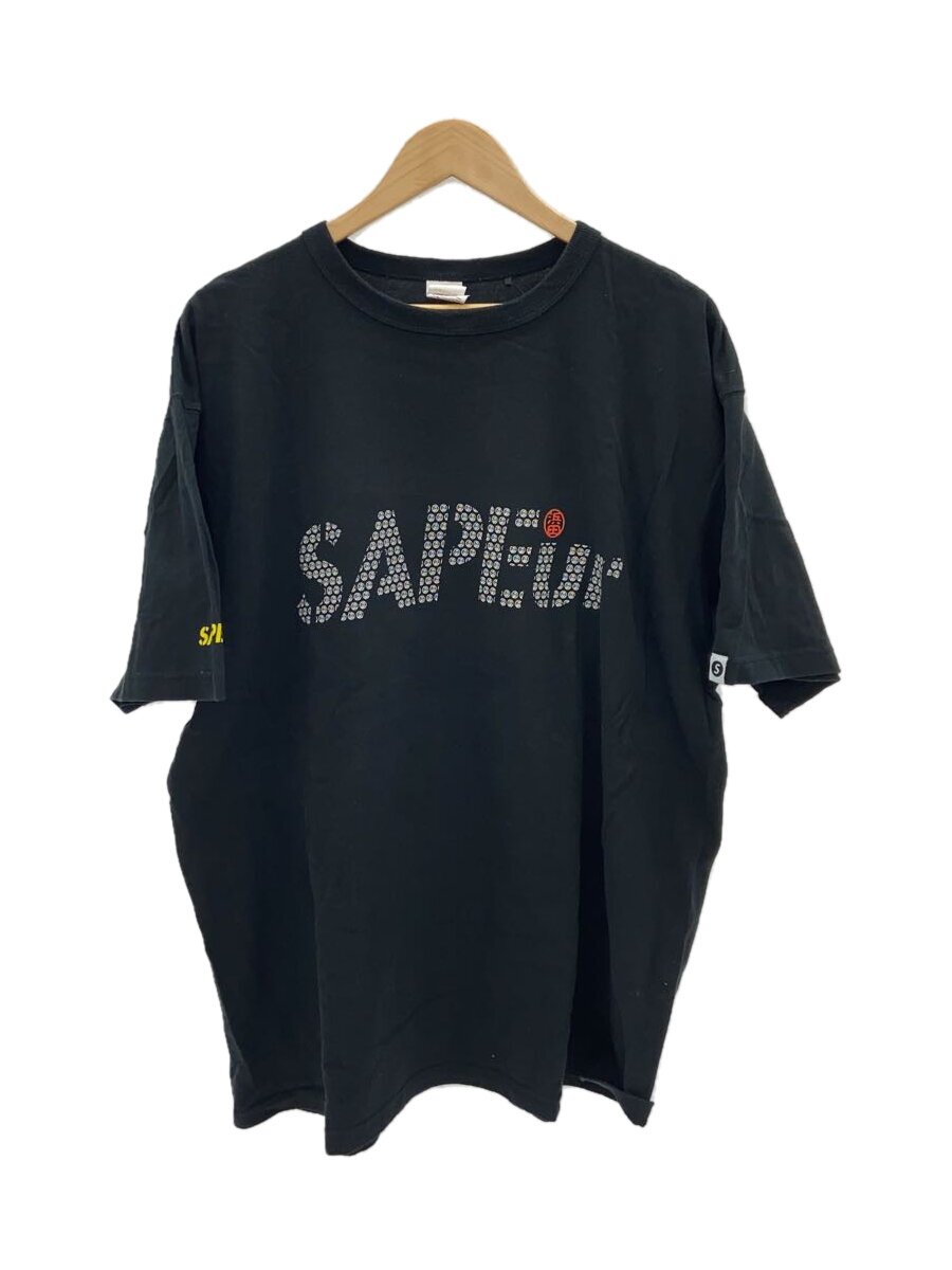 【中古】A Elegantes SAPEur◆プルオーバー/S/綿織物/WHT【メンズウェア】
