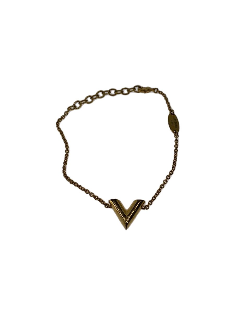 【中古】LOUIS VUITTON◆ブレスレット・エセンシャルV_GLD/--/GLD/レディース【服飾雑貨他】