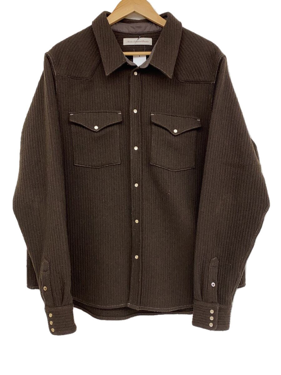 【中古】abelia edoward goucha/長袖プルオーバー/FREE/毛糸/BRW/無地/24ASH22【メンズウェア】