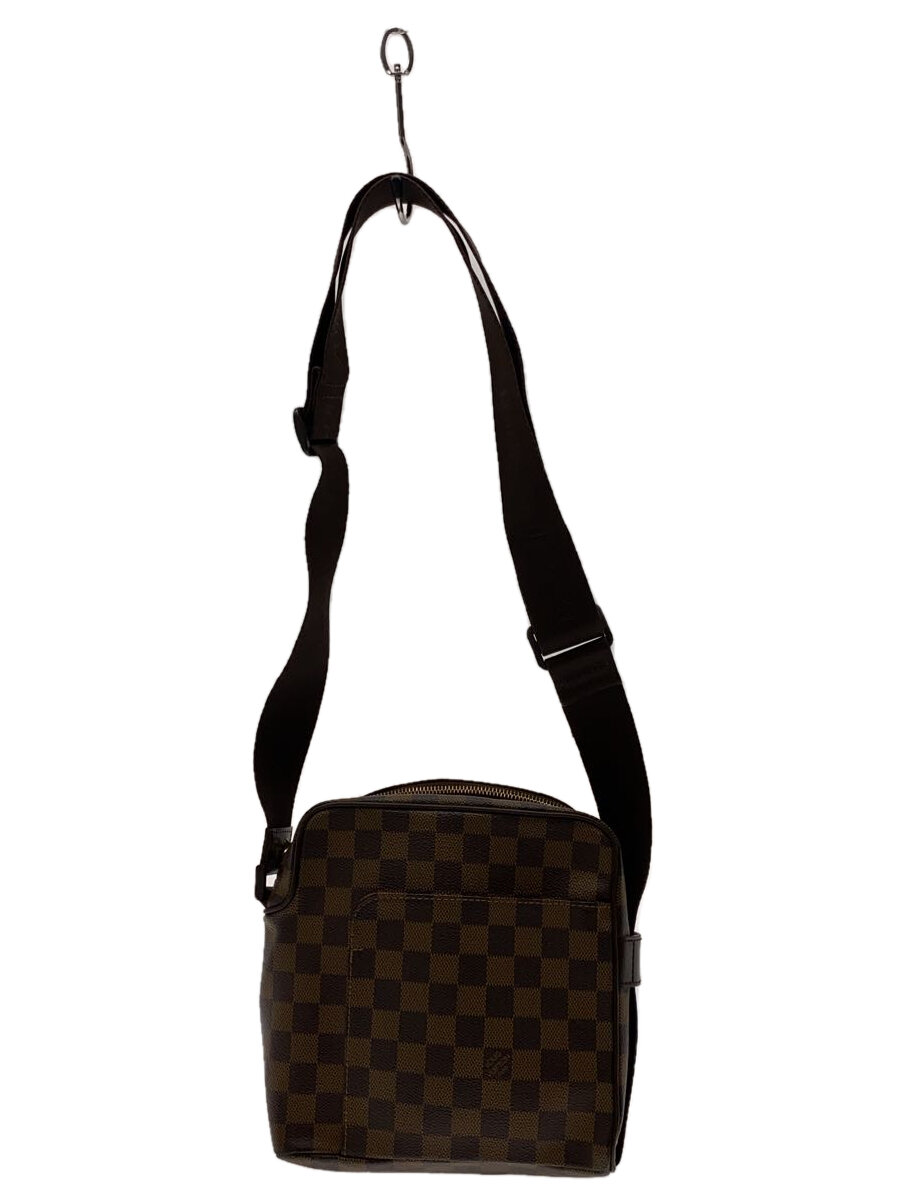 【中古】LOUIS VUITTON◆オラフPM_ダミエ・エベヌ_BRW/PVC/BRW【御徒面子】