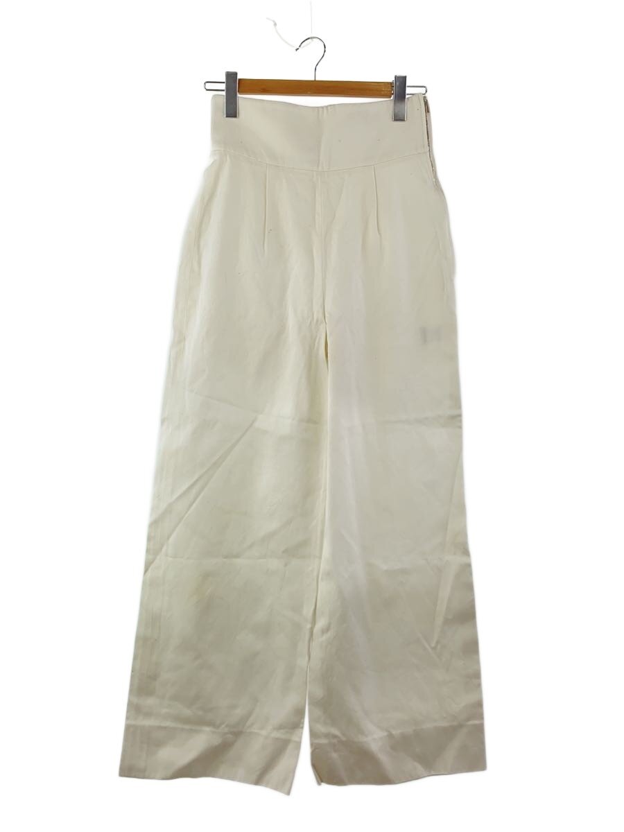 【中古】YVES SAINT LAURENT◆広広としたズボン下/--/綿織物/WHT//【レディースお召しもの】