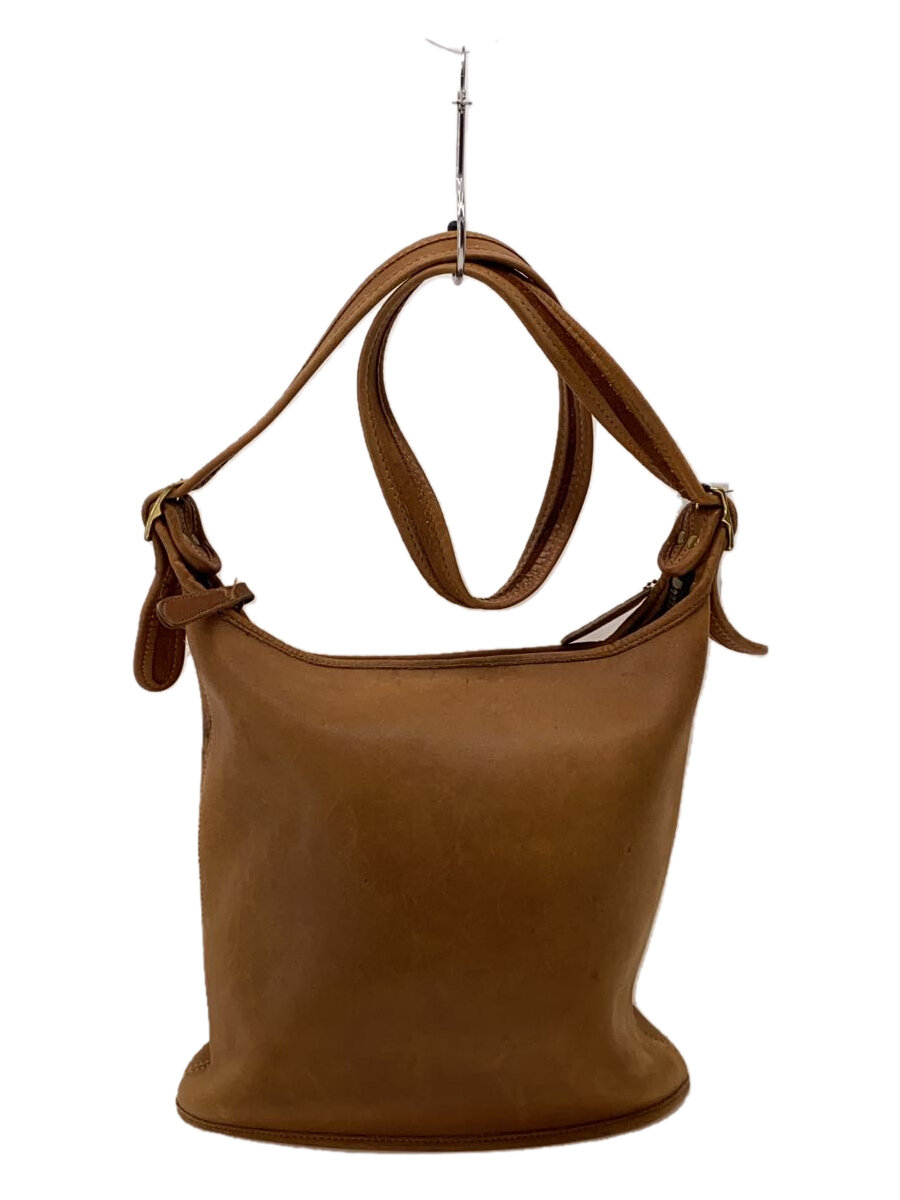 【中古】COACH◆ショルダーバッグ/なめし革/CML/1040//【御徒面子】