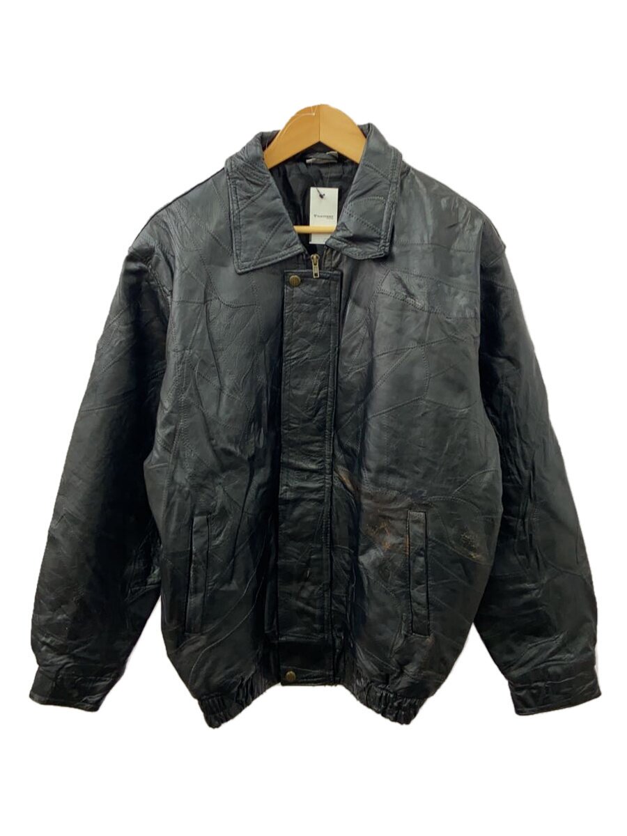 【中古】パッチワークレザージャケット/XL/レザー/ブラック【メンズウェア】|2nd STREET 店