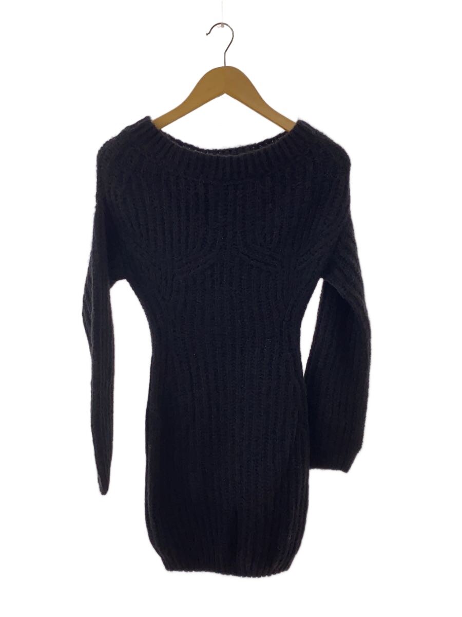 【中古】DSQUARED2◆長袖ワンピース/XXS/ウール/BLK/無地/s72cv0439//【レディースウェア】|2nd STREET 店