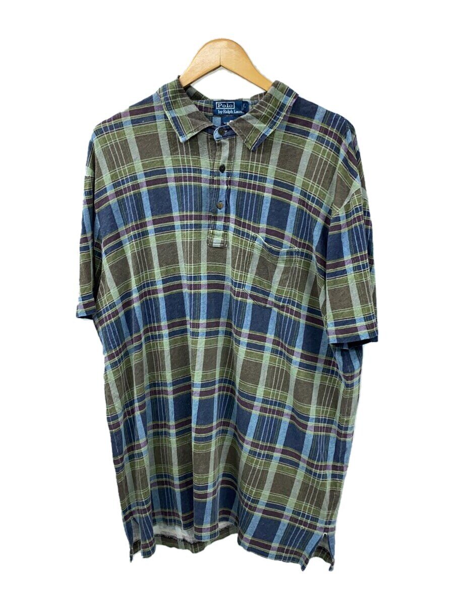 【中古】POLO RALPH LAUREN◆半袖シャツ/XXL/コットン/マルチカラー/チェック//【メンズウェア】｜2ｎｄ STREET 店