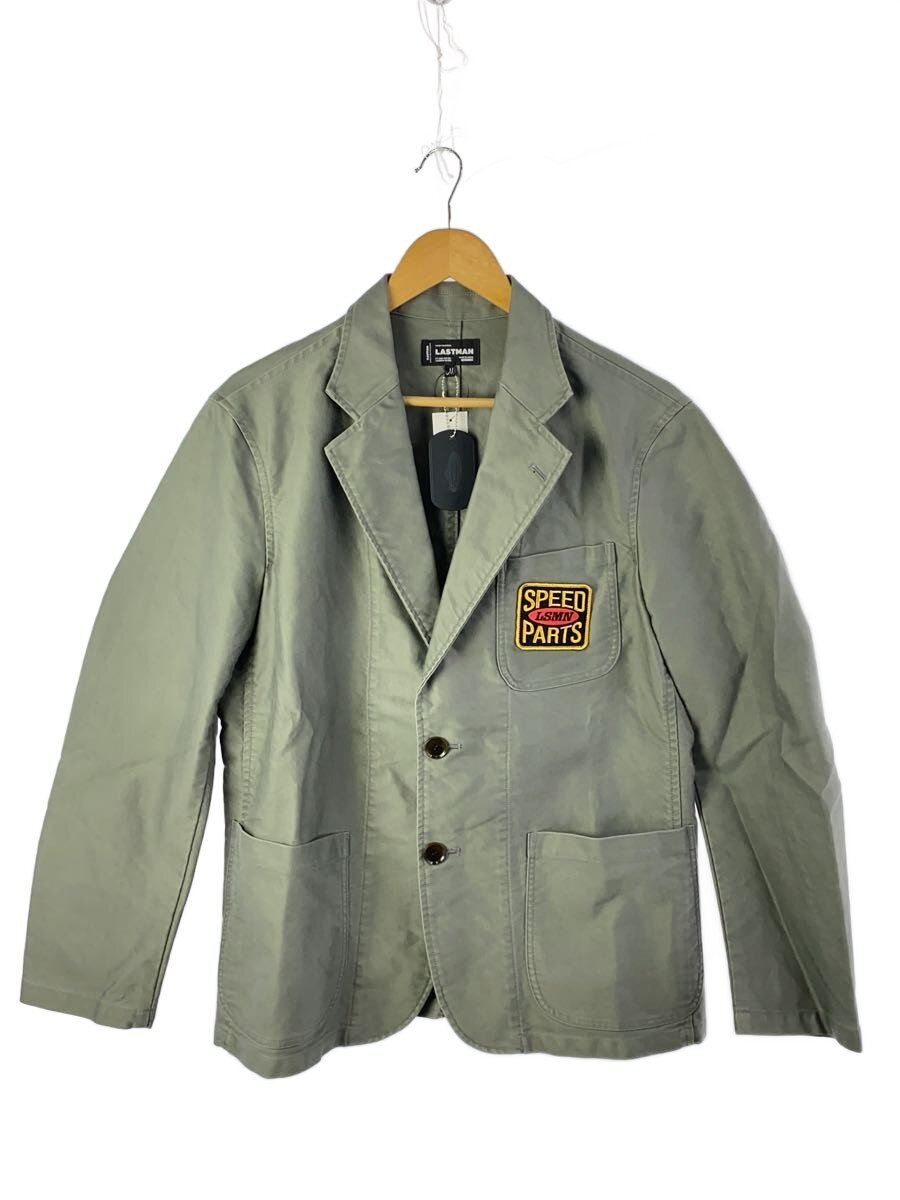【中古】25AW/POPLIN TAILORED JACKET/LASTMAN/テーラードジャケット/M/コットン/GRY【メンズウェア】｜2ｎｄ STREET 店