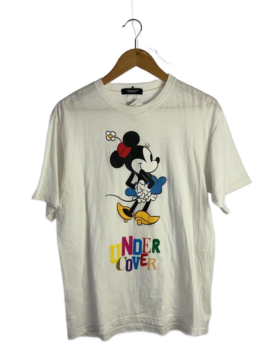 【中古】UNDERCOVER◆×disney/ミニーマウス/プルオーバー/2/綿織物/WHT/UC1C8806-3//【メンズウェア】