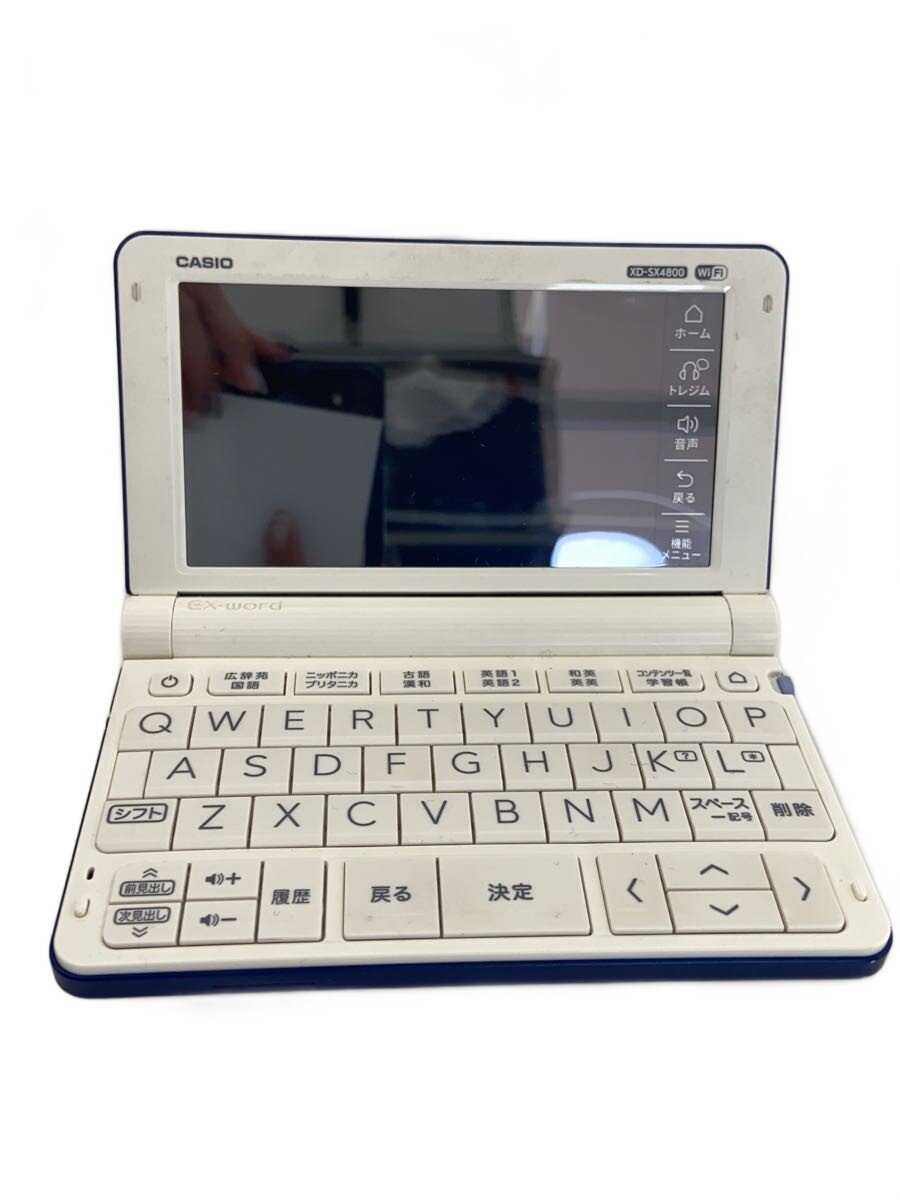【中古】CASIO◆電子辞書 エクスワード XD-SX4800BU [ブルー]//【家電・ビジュアル・オーディオ】｜2ｎｄ STREET 店