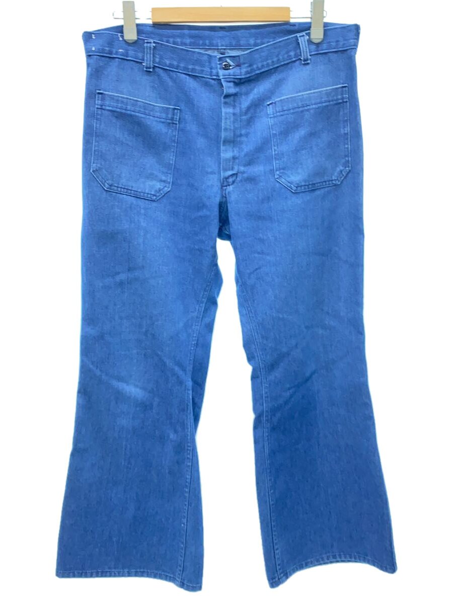 【中古】US.NAVY◆デニムセーラーパンツ/USA製/--/綿織物/BLU/5E5-421-49//【メンズウェア】
