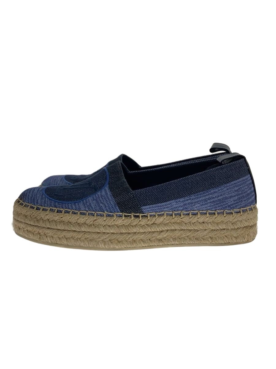 【中古】LOUIS VUITTON◆エスパドリーユフラットシューズ/シューズ/35.5/BLU【シューズ】
