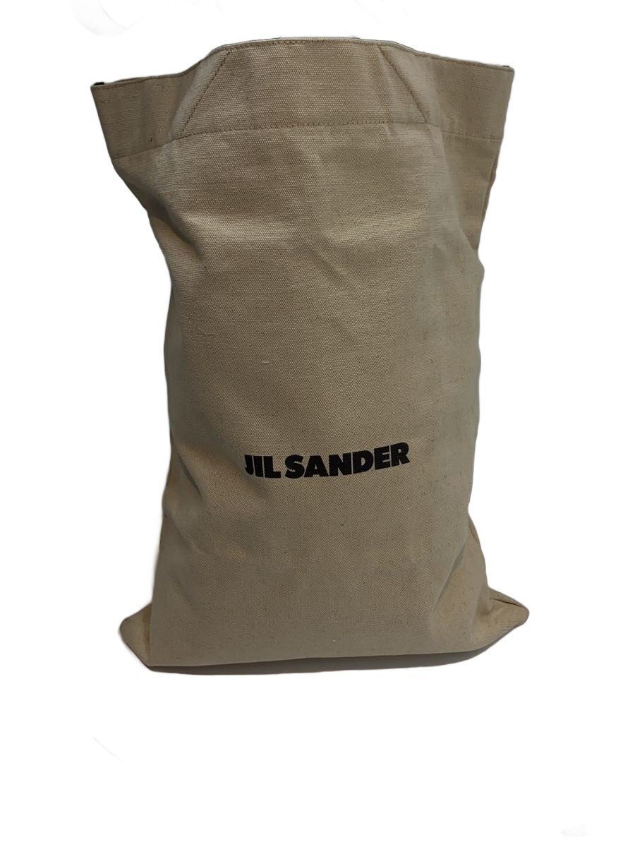【中古】JIL SANDER◆トートバッグ/帆布/象牙色/無地//【御徒面子】