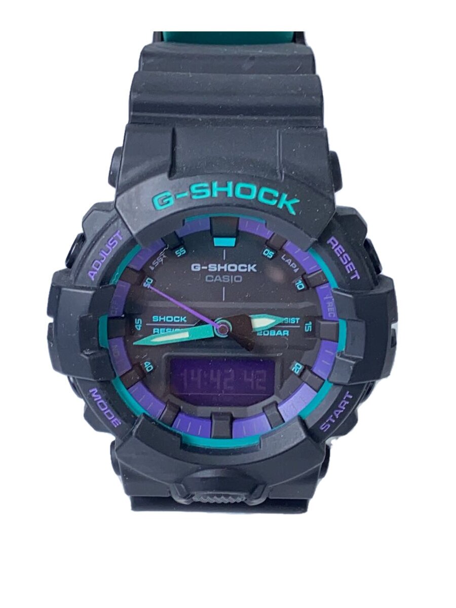 【中古】CASIO◆石英ウオッチ・G-SHOCK/デジアナ/BLK【服飾雑貨他】