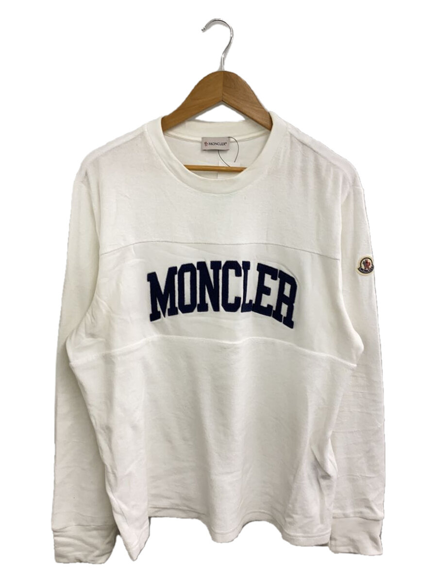 【中古】MONCLER◆タオル生地/スウェット/L/コットン/WHT/J10918G00024/? NULL ?【メンズウェア】｜2ｎｄ STREET 店