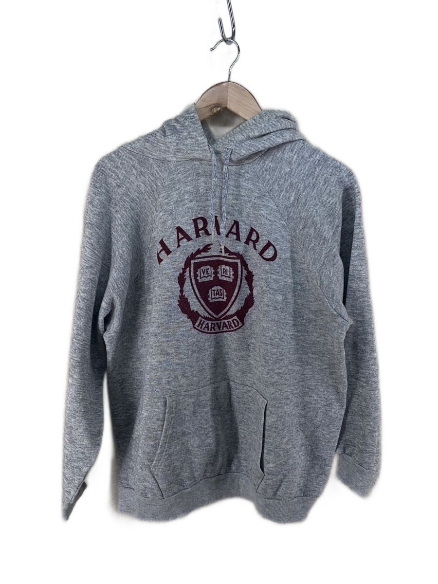 【中古】Champion◆80s/USA製/トリコタグ/HARVARD/パーカー/XL/綿織物/GRY//【メンズウェア】