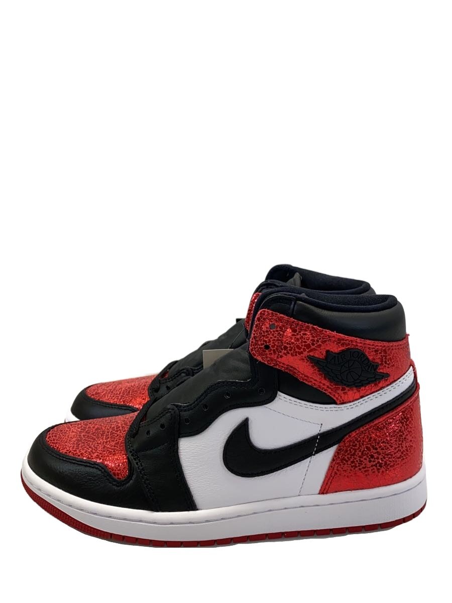 【中古】NIKE◆AIR JORDAN 1 HIGH OG_大気圏 ジョーダン 1 御機嫌 OG/26糎/RED/なめし革/? NULL ?【シューズ】
