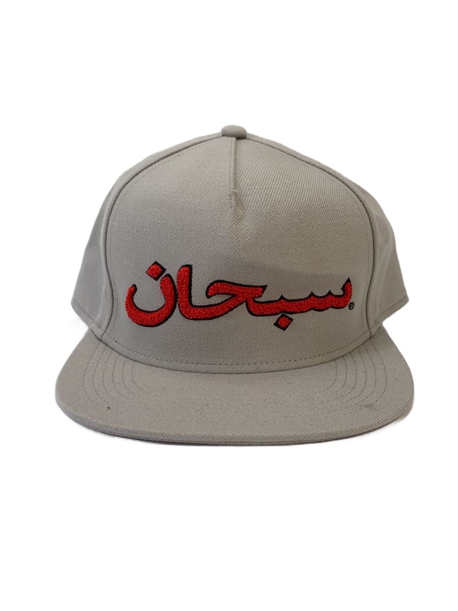 【中古】Supreme◆旗がしら/--/綿織物/薄墨色/メンズArabic Logo 5-Panel/? NULL ?【服飾雑貨他】