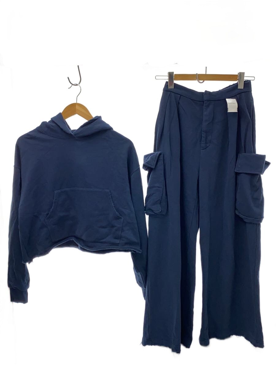 【中古】ALEXIA STAM◆24AW/セットアップ/FREE/綿織物/NVY/不都合産業【レディース御召しもの】