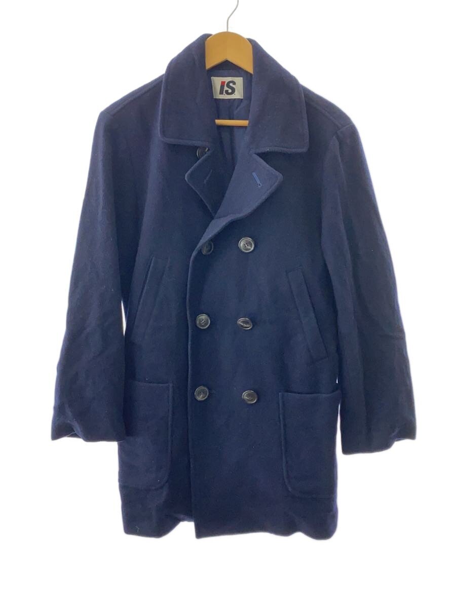 【中古】I.S◆ピーコート/M/ウール/NVY/IS24-FA004/ライナー・ボア欠品【メンズウェア】｜2ｎｄ STREET 店