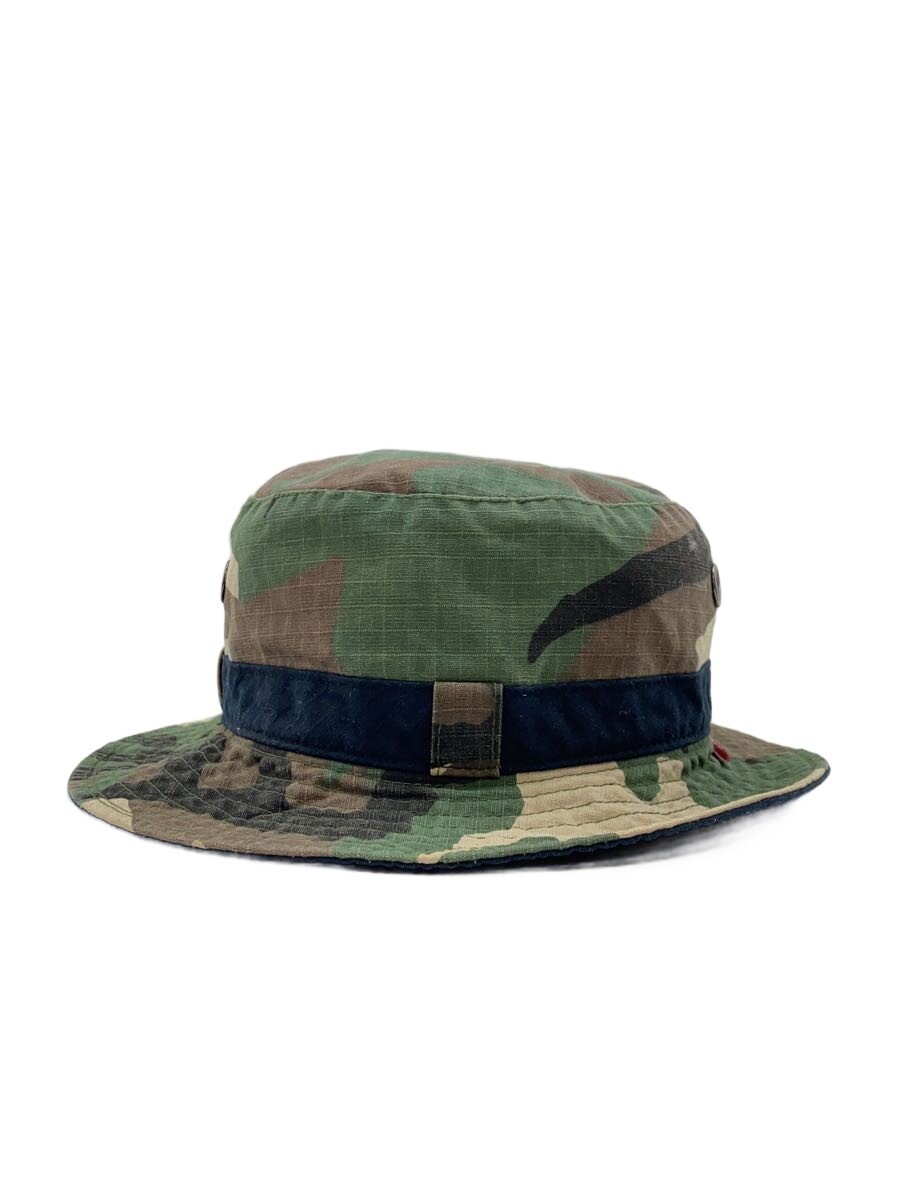 【中古】STUSSY◆井戸釣瓶かぶり笠/--/綿織物/GRN/合鴨フラ/メンズ【服飾雑貨他】