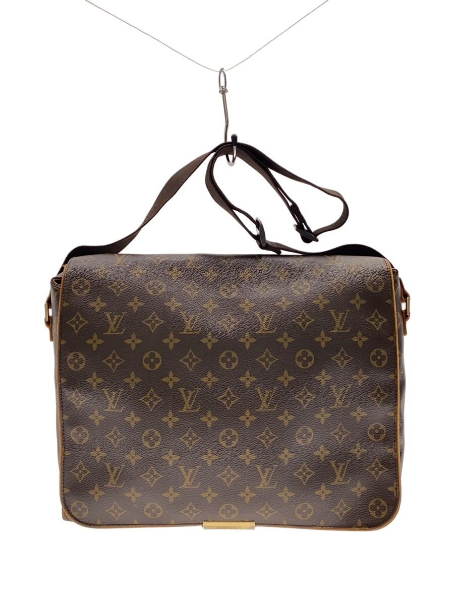 【中古】LOUIS VUITTON◆アベス_モノグラム・帆布/PVC/BRW【御徒面子】