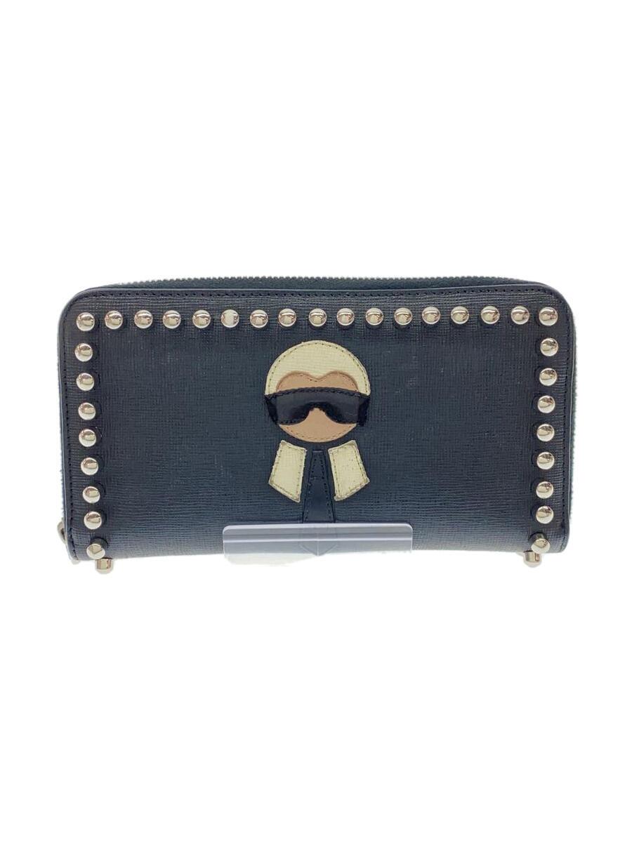 【中古】FENDI◆長紙入れ/--/BLK/メンズ/8M02997//【服飾雑貨他】