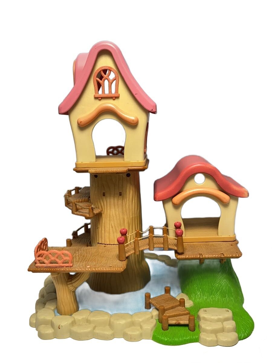 【中古】EPOCH◆シルバニア/赤ちゃん広場の湖畔の木のお家【ホビー】