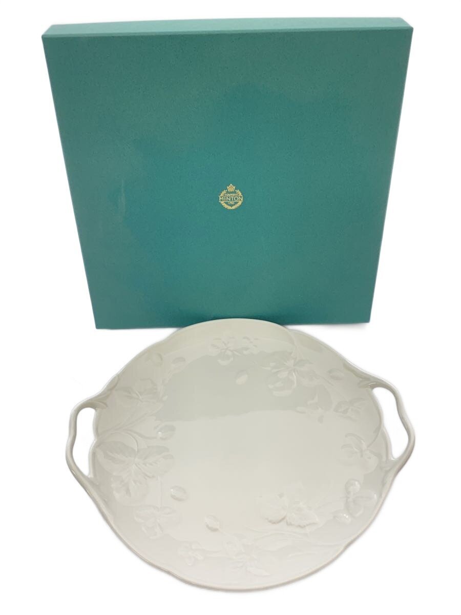 【中古】Minton◆プレート/WHT/ホワイトビクトリアストロベリー/未使用/箱有【キッチン用品】