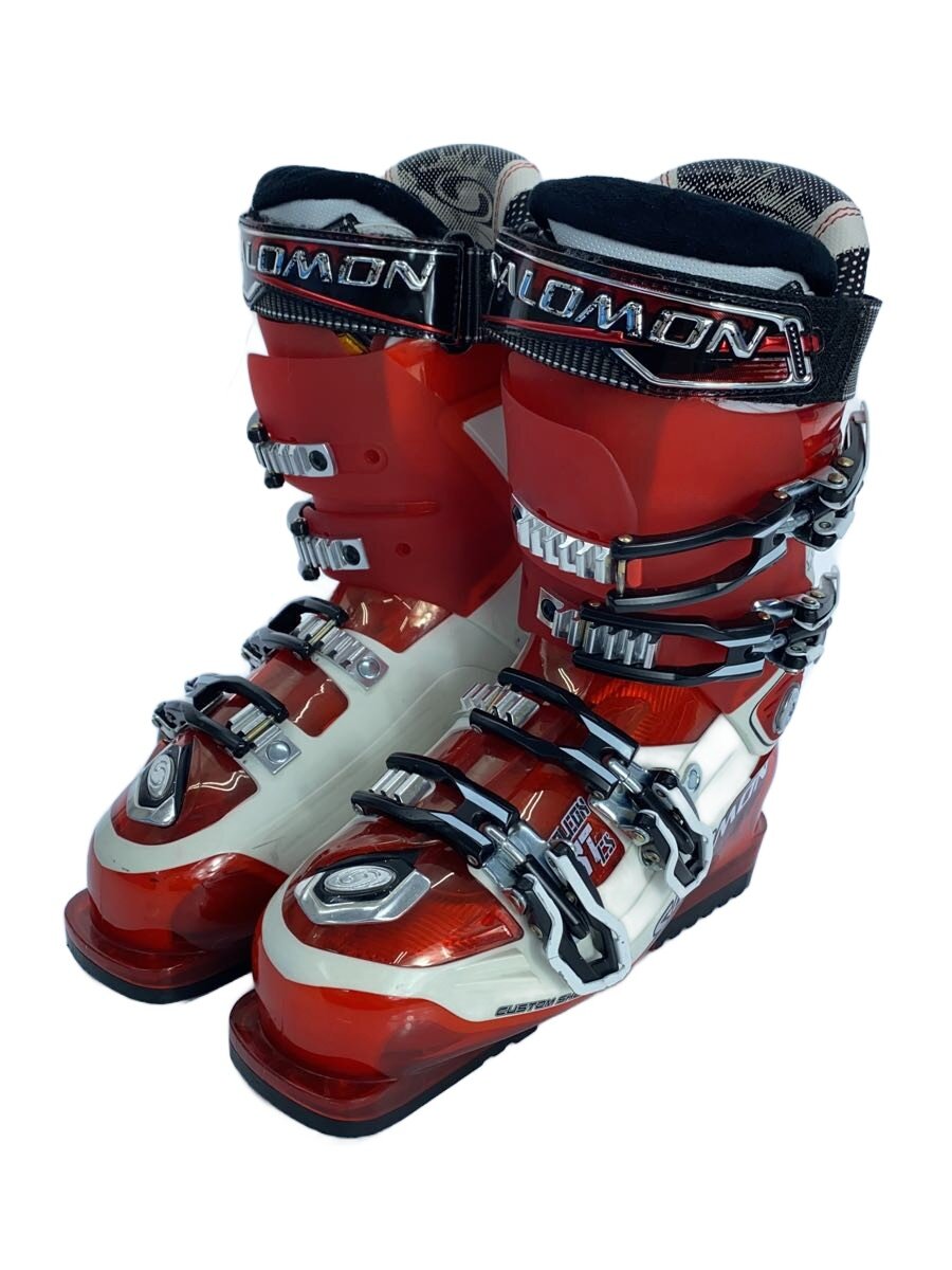【中古】salomon◆スキーブーツ/24cm/RED【スポーツ】